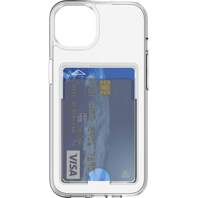 Coque BIGBEN CONNECTED iPhone 14 transparent porte-cartes