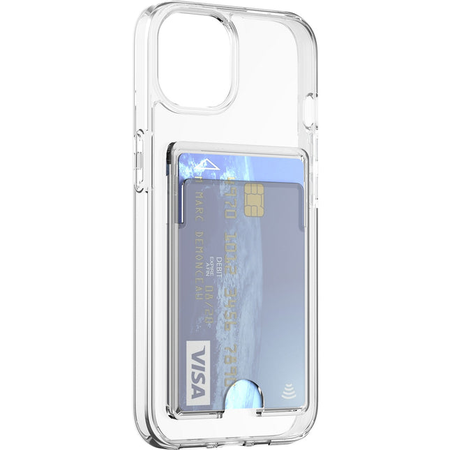 Coque BIGBEN CONNECTED iPhone 14 transparent porte-cartes