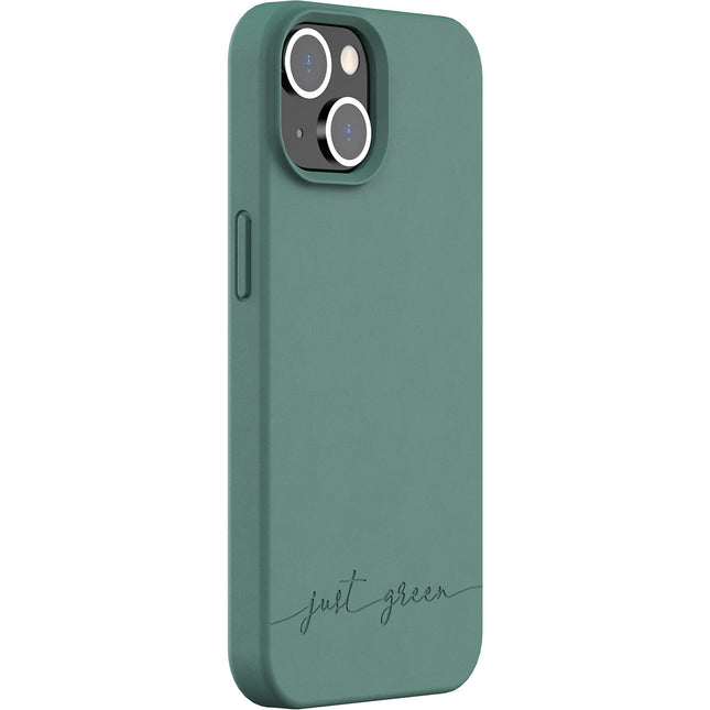 Coque JUST GREEN iPhone 14 Bio vert nuit