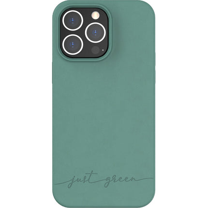 Coque JUST GREEN iPhone 14 Pro Max BIO vert nuit