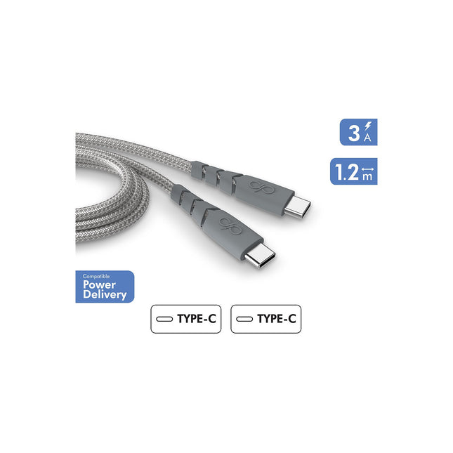 Chargeur secteur FORCE POWER 20W Power Delivery+ Cable renforcé USB-C