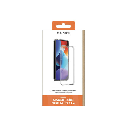 Coque BIGBEN CONNECTED Xiaomi Redmi Note 12 Pro+ 5G transparent