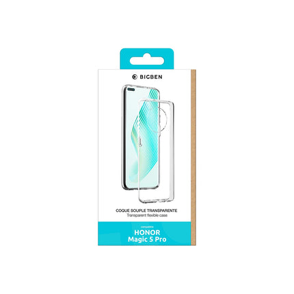 Coque BIGBEN CONNECTED Honor Magic 5 Pro Silisoft transparente