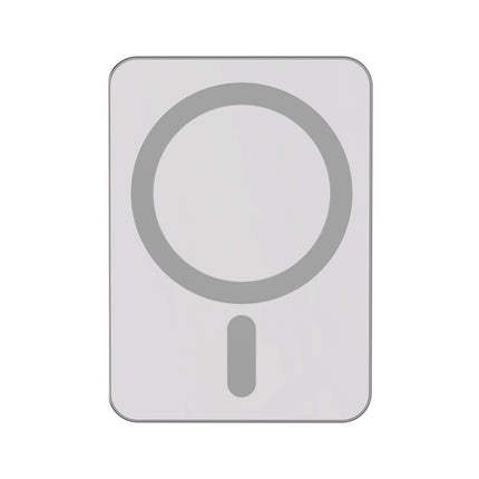 Batterie externe FORCE POWER 5000mAh MagSafe 15W argent