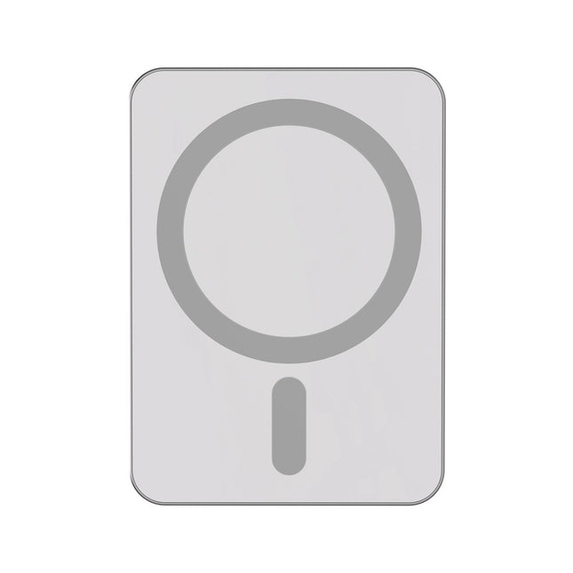 Batterie externe FORCE POWER 5000mAh MagSafe 15W argent
