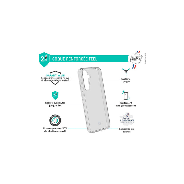 Coque FORCE CASE Samsung A55 Transparente OFG
