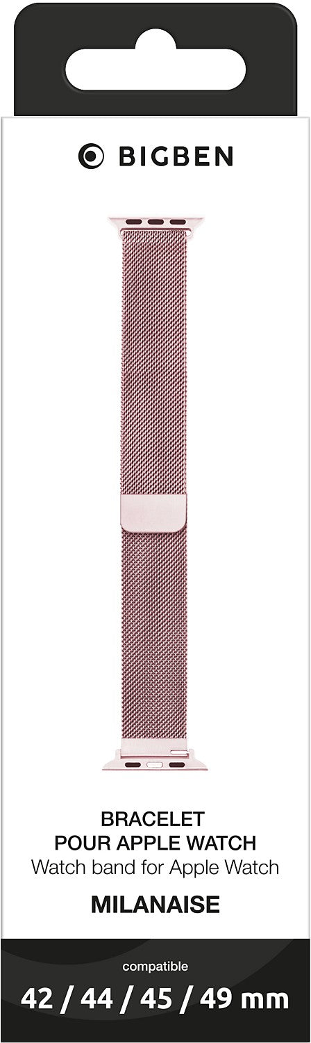Bracelet BIGBEN CONNECTED Apple Watch 38/40/41mm milanais Rose