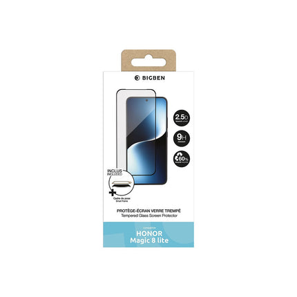 Protège écran BIGBEN Honor Magic 8 Lite verre trempé
