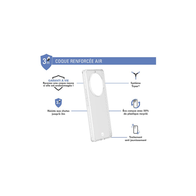 Coque FORCE CASE Honor Magic 8 Lite transparent