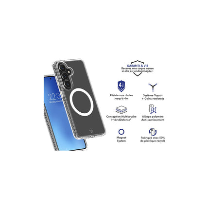 Coque FORCE CASE Air Xtrem Magnet S26 recyclé transparent