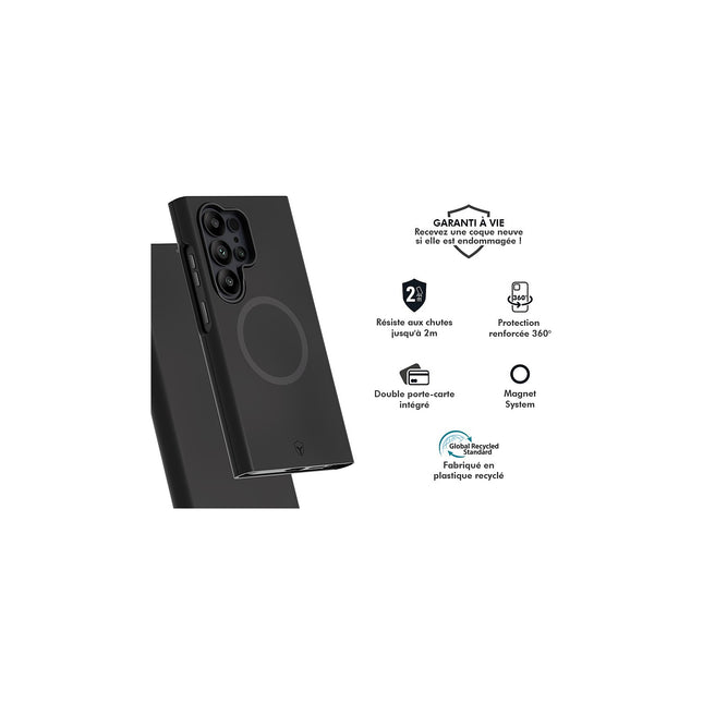 Coque FORCE CASE étui Magnet s26 ultra noir