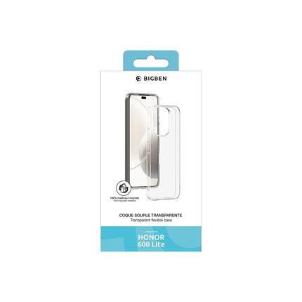 Coque BIGBEN CONNECTED silisoft transparente Honor 600 lite rec