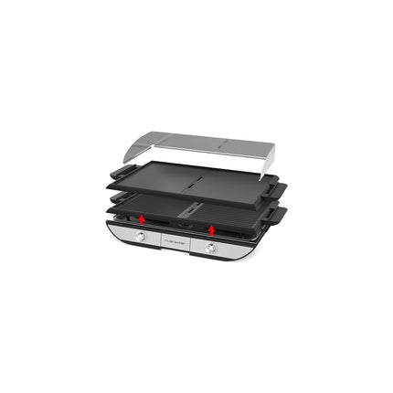 Plancha électrique RIVIERA ET BAR QPL700 grill combiné