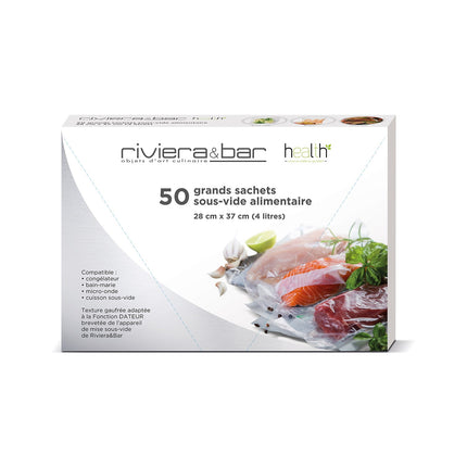 Sac sous vide RIVIERA ET BAR PACK 50 sachets 280mm x 3.55mm