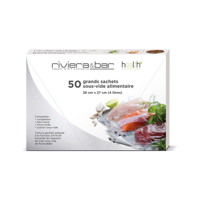 Sac sous vide RIVIERA ET BAR PACK 50 sachets 280mm x 3.55mm