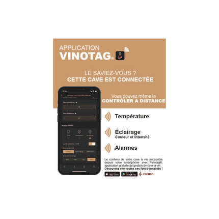 Cave à vin encastrable AVINTAGE AVI60PLATINUM