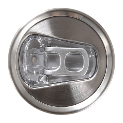Mug isotherme LES ARTISTES Pull metal argent brillant 500ml