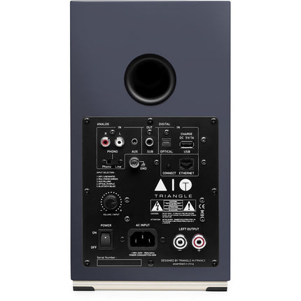 Enceinte résidentielle TRIANGLE AIO TWIN Bleu Abysse