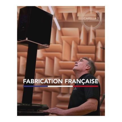 Enceinte bibliothèque active TRIANGLE CAPELLA 2
