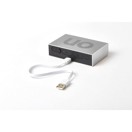 Réveil LEXON Flip Premium Rechargeable Aluminium
