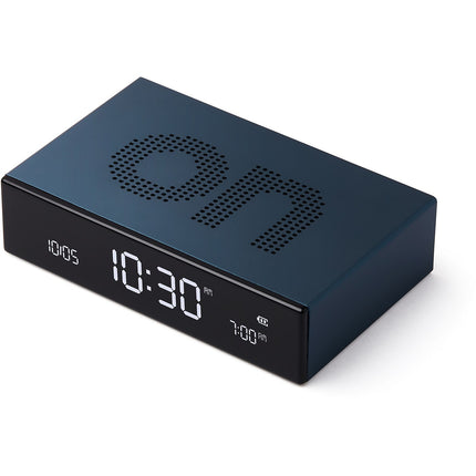 Réveil LEXON Flip Premium Rechargeable Aluminium