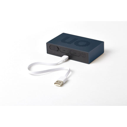 Réveil LEXON Flip Premium Rechargeable Aluminium