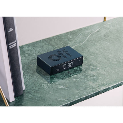 Réveil LEXON Flip Premium Rechargeable Aluminium