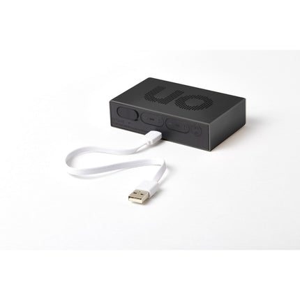 Réveil LEXON Flip Premium Rechargeable Aluminium