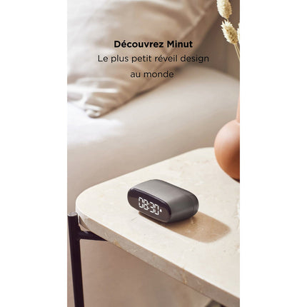 Réveil LEXON Minut ultra-compact Rechargeable