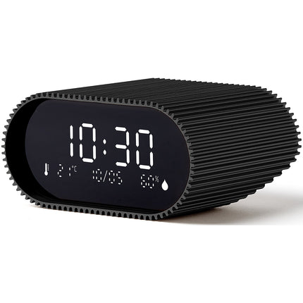 Réveil LEXON Ray Clock Thermomètre et Hygromètre Bleu