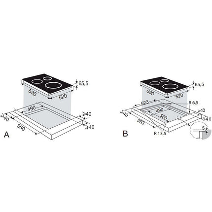 Plaque induction SAUTER SPI9364B