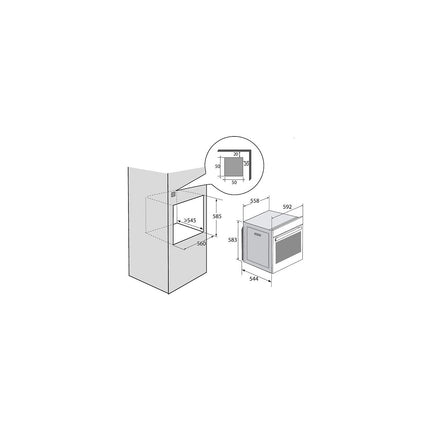 Four encastrable SAUTER SOP2412B