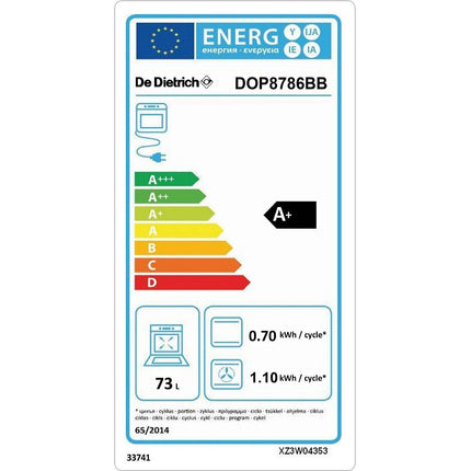 Four encastrable DE DIETRICH DOP8786BB PERFECT SENSOR