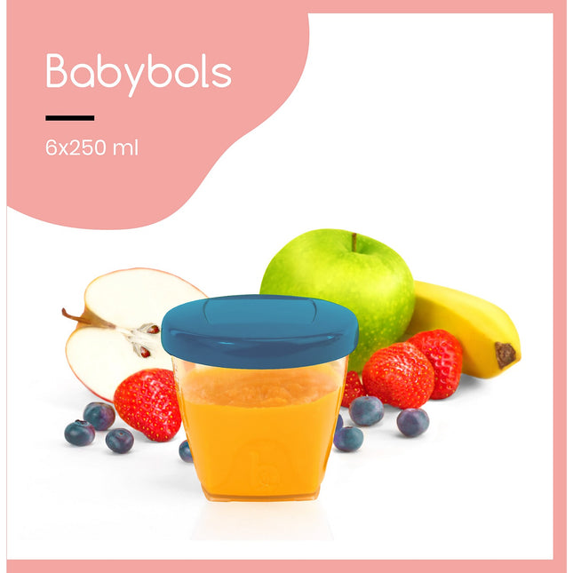 Pot de conservation BABYMOOV Babybols 250 ml (x6)