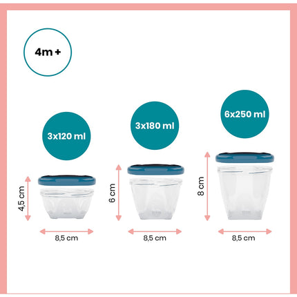 Pot de conservation BABYMOOV Babybols Multi set