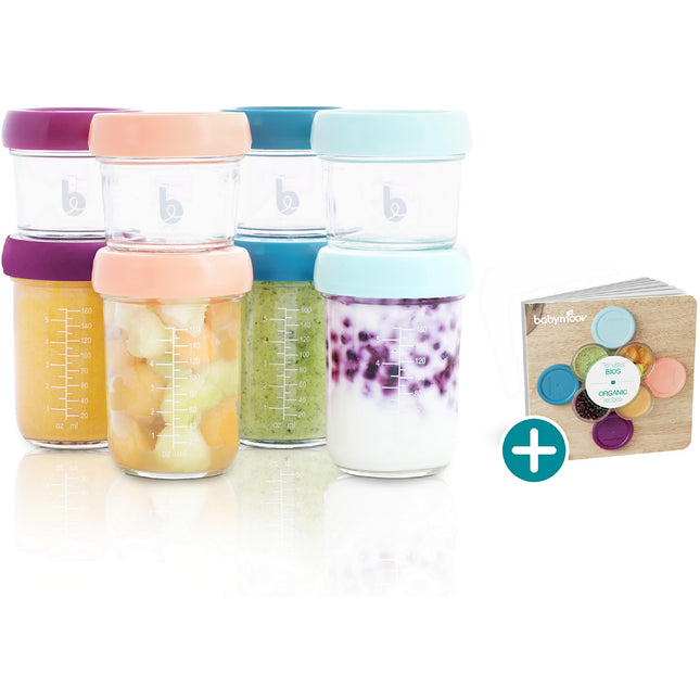 Pot de conservation BABYMOOV Babybols en verre Lot de 8
