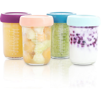 Pot de conservation BABYMOOV Babybols en verre Lot de 4