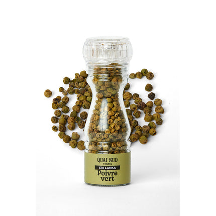 Poivre QUAI SUD vert du sri lanka moulin 25 g