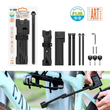 Antivol CASR Fold Pro Noir FUB 2