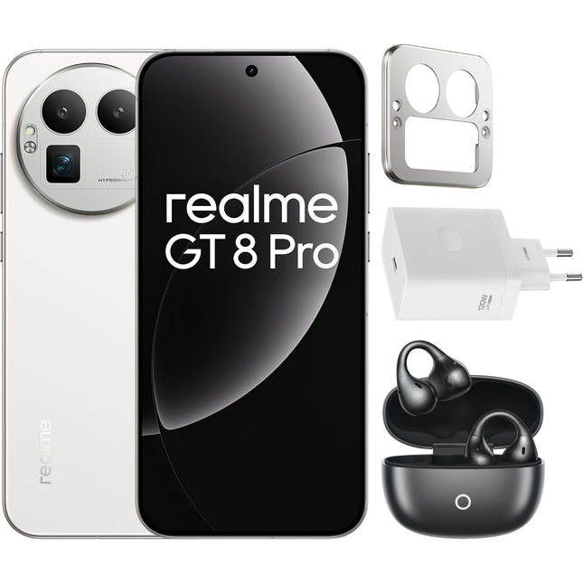Smartphone REALME Pack GT8 Pro 512Go + Chargeur + Buds Clip