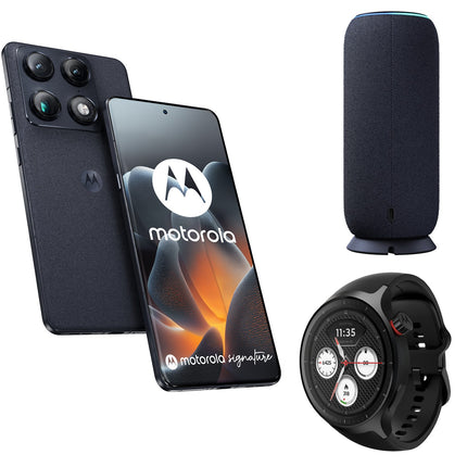 Smartphone MOTOROLA Pack Signature 512Go+MotoSoundFlow+Watch
