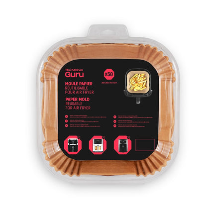 Papier THE KITCHEN GURU cuisson rectangle pour Air Fryer x150