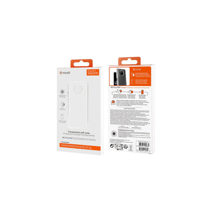 Coque MUVIT Xiaomi Redmi Note 9T Souple transparent