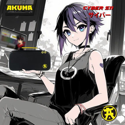Housse de protection AKUMA CYBER S11 POUR SWITCH2 NOIRE