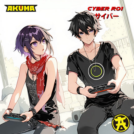 Accessoire manette AKUMA 2 VOLANTS RACING SWITCH2 NOIR