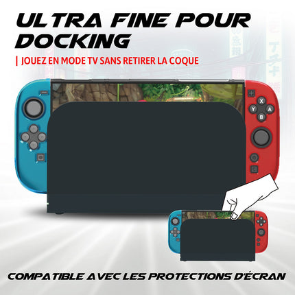 Accessoire manette AKUMA PROTECTION TRANSPARENTE PC+TPU SWITCH2