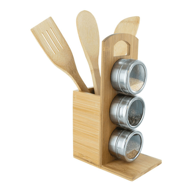 Set d'ustensiles de cuisine COOK CONCEPT set de 3 en bambou et porte epices