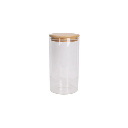 Bocal COOK CONCEPT en verre et bambou 1.2l