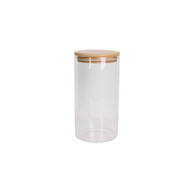 Bocal COOK CONCEPT en verre et bambou 1.2l
