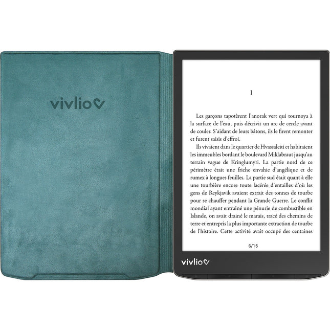 Housse VIVLIO avec clips pour Inkpad 4 - Verte